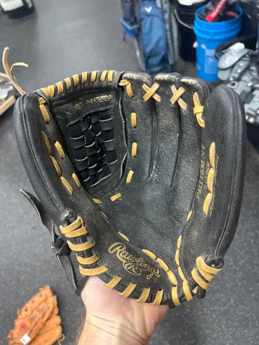 Used Rawlings PM115MNF BB/SB Glove RH Throw Black 11 1/2" 11337-S000496169
