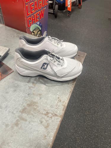 Used Foot Joy Mens Golf Shoes White Senior 8 11337-S000496607