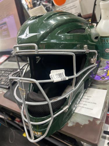 Used All Star HELMET W/MASK Catchers Helmet w/Mask Black One Size 11337-S000497264