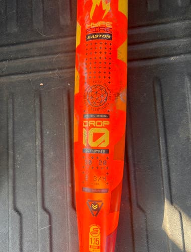 2025 Easton Hype Fire Composite USSSA Certified Bat (-10) 20 oz 30" (Used)
