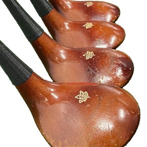 MacGregor Custom Tourney Leaf Cluster OCC Wood Set 1w,3w,4w,5w 2 Steel HC's RH