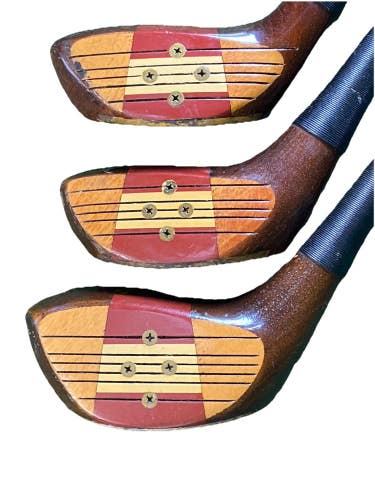Cougar Precision-1 Oil Hardened Genuine Persimmon Wood Set 1w,3w,4/5w RH Steel