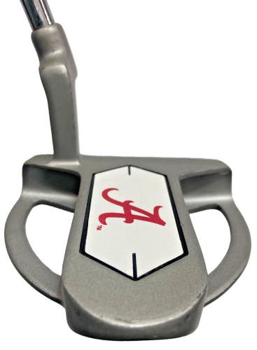 University Of Alabama Insert Mallet Putter Steel 35" RH New Midsize Grip Nice