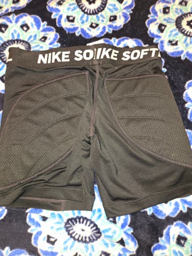 Black Medium Girls Nike Sliding  Shorts (Used)