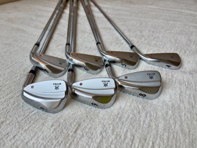 *New* Miura KM-700 Chrome 4-P Forged Iron Set Nippon NS Pro Modus 120S Golf Pride MCC
