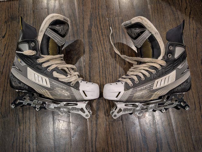 Mission Inhaler AC3 Hockey Skates Regular Width 8.5 (Used)