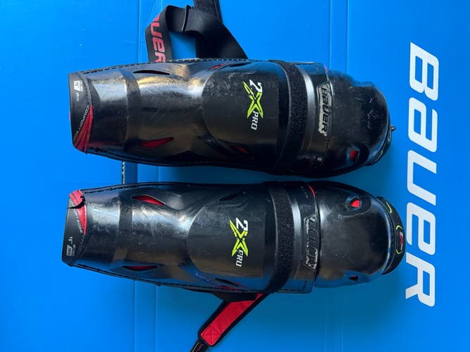 Senior Bauer Vapor 2X Pro 15" Shin Pads (Used)