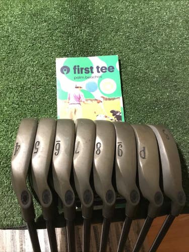 Callaway Big Bertha Gold Irons Set (4-PW-SW) Firm RCH 96 Graphite Shafts