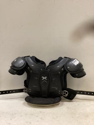 Used Xenith FLYTE 2 TD YOUTH FB Shoulder Pads Black SM 11725-S000507688