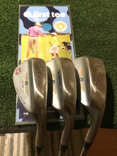 Titleist Vokey Design Spin Milled Wedge Set (GW-SW-LW) Wedge Flex Steel Shafts