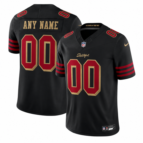 San Francisco Football Jersey, Personalized Name & Number NFL Shirt