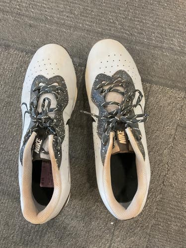 Used Nike FAST FLEX BB/SB Cleats Grey Senior 11.5 11614-S000245226
