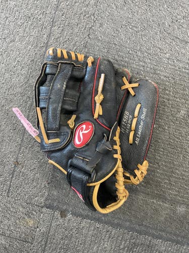Used Rawlings H115HB BB/SB Glove RH Throw Black 11 1/2" 11614-S000245203