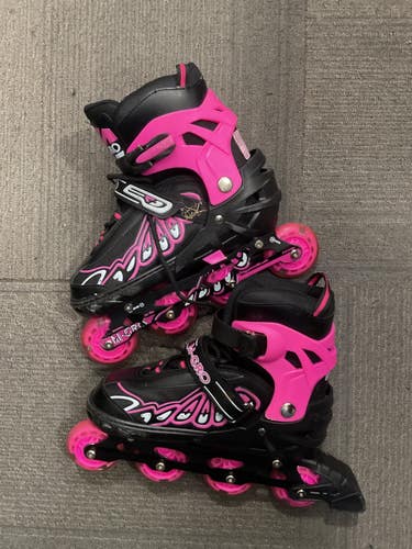 Used M-GRO BUTTERFLY SKATES Junior Rec Fitness Skates Pink Junior 04.5 11614-S000245172