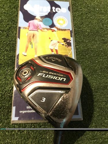 Callaway Big Bertha Fusion 3 Fairway Wood Regular Recoil ES 450 F3 Graphite 43