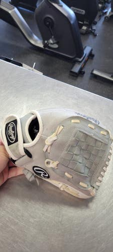 Used Rawlings 11 BB/SB Glove RH Throw Grey 11" 11497-C000162128