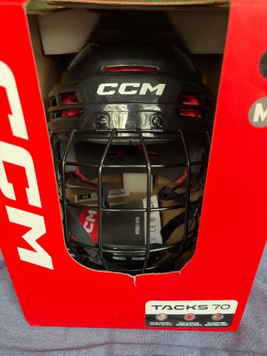 Medium CCM Tacks 70 Helmet (Used)