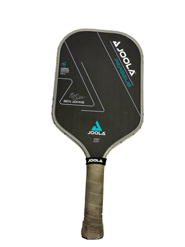 Used JOOLA PERSEUS BEN JOHNS Pickleball Racquet Black 11682-S000140391