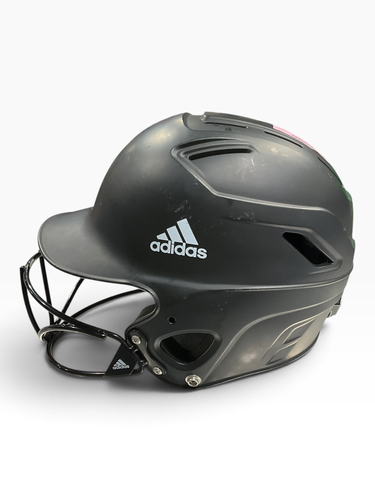 Used Adidas ADIDAS HELMET Batting Helmet w/Mask Black M/L 11847-S000039357