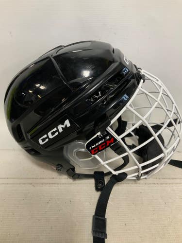 Used CCM TACKS 720 Helmet Cage Combo Black SM 11823-S000042229