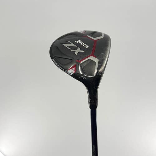 Srixon ZX 21* 7 Wood RH Fujikura Ventus TR Blue Velocore Stiff 8-S 40" Used