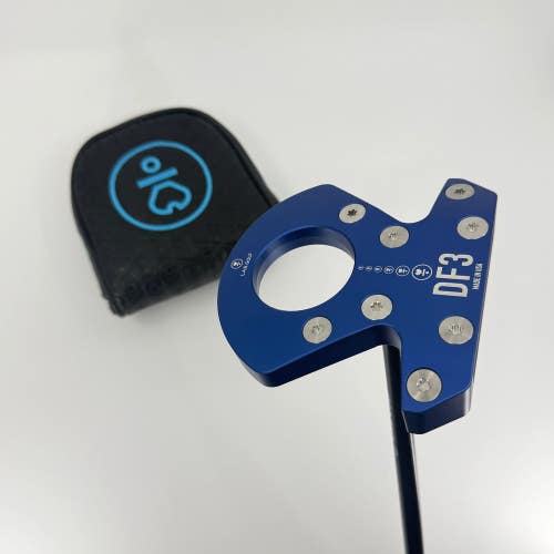 L.A.B. Golf DF3 Putter RH Mallet 34 1/4" Headcover Used Graphite Golf Club