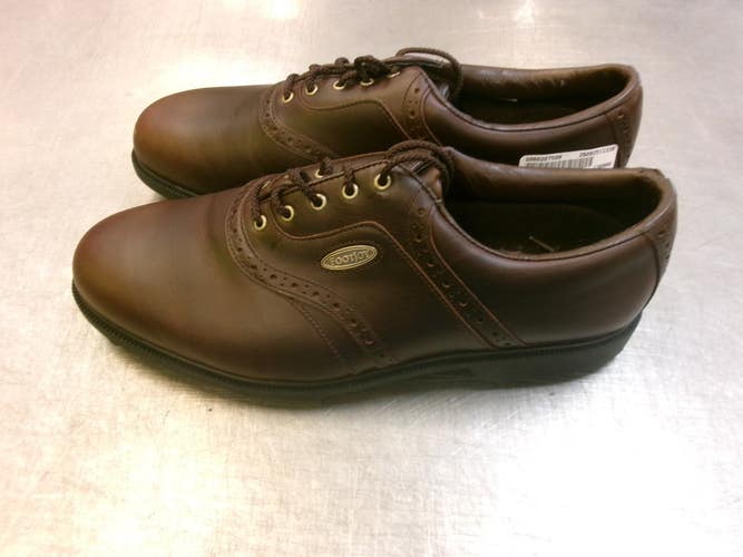 Used Foot Joy Mens Golf Shoes Brown Senior 11 11339-S000207509
