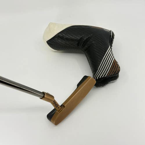 Ping Heppler Anser 2 Putter LH Blade 33 1/2" Headcover Used Steel Golf Club