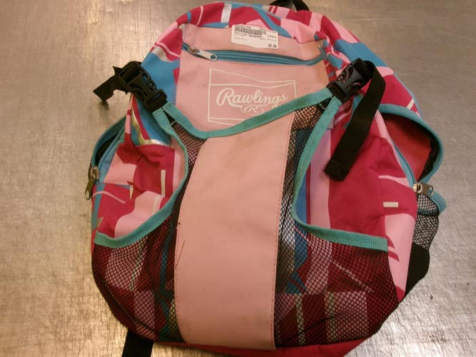 Used Rawlings BACKPACK BB/SB Player Backpack Pink 11339-S000207466
