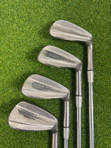 Vintage Kenneth Smith Handmade 8 9 19 99 Irons Wedges RH 4 Clubs