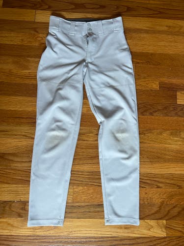 Gray Unisex Medium Youth Mizuno Baseball Game Pants, 3-pack (3 for $25, used)