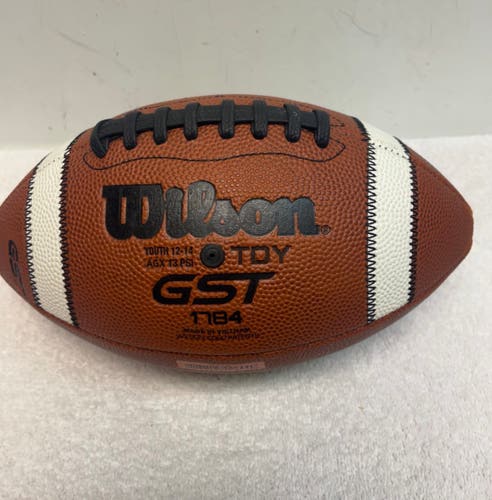Wilson GST TDY Composite Leather Youth Football Model WTF1784 Size 7