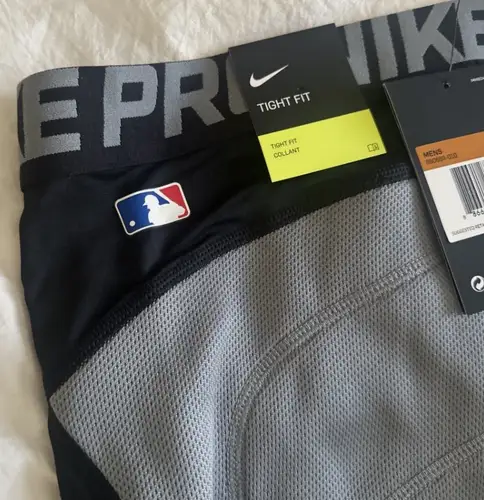 Nike Pro Dri-FIT Men’s Slider Shorts Baseball Shorts Black/Gray Size 2XL