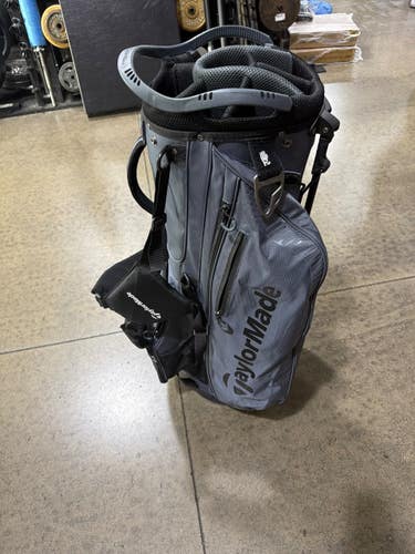Used Taylormade 8 WAY STAND BAG Mens Stand Bag Black 11605-S000228254
