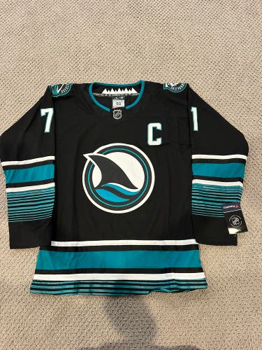 Macklin Celebrini San Jose Sharks alternate Jersey size 50/medium (New)