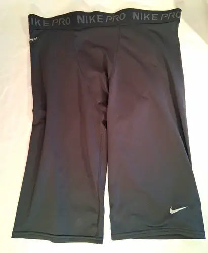 Nike Pro NikeFIT Dry Compression Shorts Men XL Black 10” Inseam 226933-010