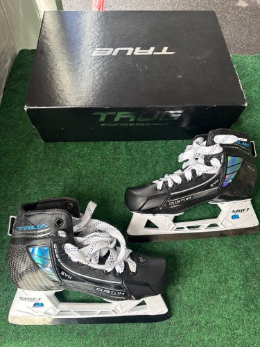 True SVH Pro Two Piece Hockey Goalie Skates (Regular) Size 6 (Used)