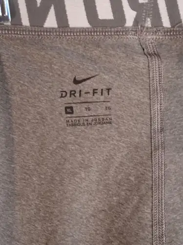 Nike Pro Boys XL Dri-FIT Compression Tights Gray BV3516-091 Damaged