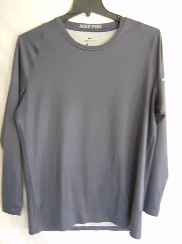 Nike Pro Dri-FIT Long Sleeve Shirt Men’s Extra Large Gray Athletic Training