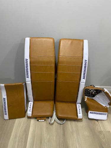 Warrior Alpha Surge pro Regular Goalie Full Set (Used)