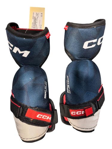 Used CCM NEXT Junior Elbow Pads White/Red/Navy LG 11835-S000212568