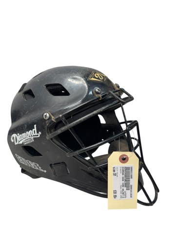 Used Diamond EDGE CORE Catchers Helmet w/Mask Black SM 11835-S000213095