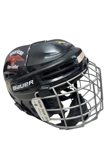 Used Bauer ADJUSTABLE Helmet Cage Combo Black SM 11835-S000213055