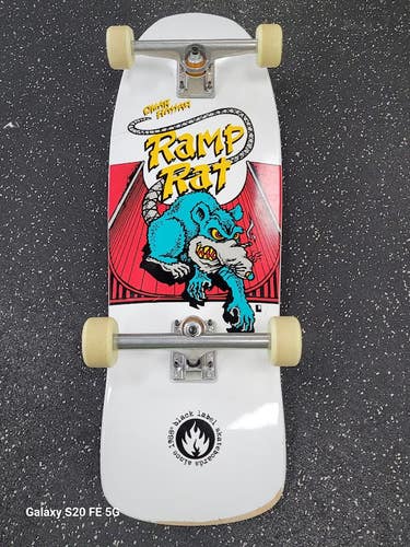 Used Black Label OMAR HASSA RAMP RAT Longboard White Long 11849-S000044893