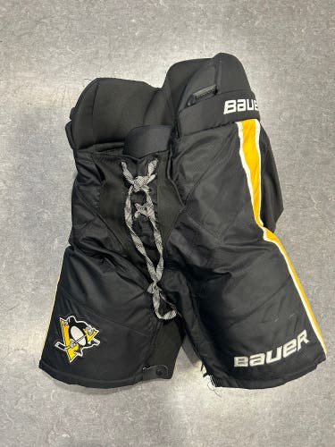 Junior Large Bauer Custom Pro Hockey Pants | Pittsburgh Penguins