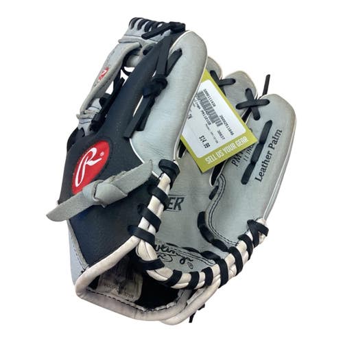 Used Rawlings PM1101GB BB/SB Glove RH Throw Grey 11" 11846-S000111438