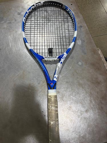 Used Babolat WILSON BABOLAT PURE DRIVE LITE Adult Tennis Racquet Royal Blue 4 3/8" 11605-S000227272
