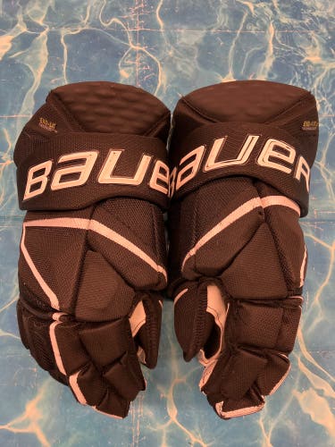 Senior Bauer Vapor Hyperlite Gloves 14" (Used)