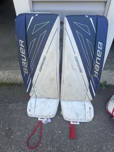 28" Bauer S190 Goalie Leg Pads (Used)