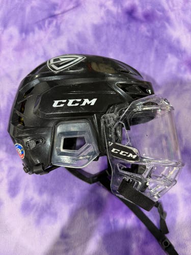 Black Medium CCM Tacks 310 Helmet (Used)